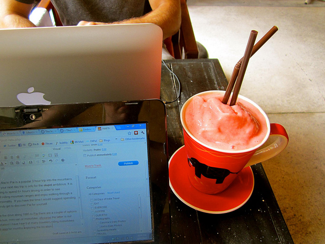 Working at Elliebum Cafe and Guesthouse