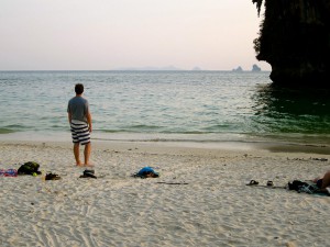 Josh Eaton at Railay Beach, Thailand