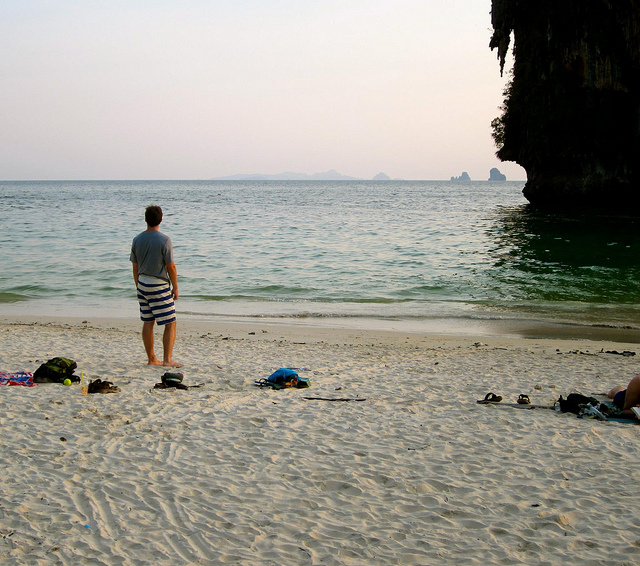 Josh Eaton at Railay Beach, Thailand