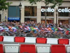 Peloton at Tour de France