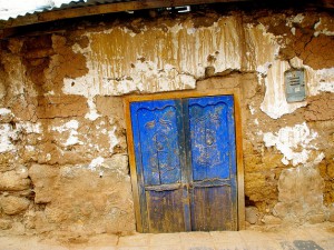 door in cusco peru