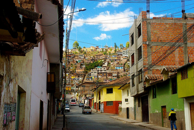 our street in cusco