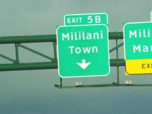 mililani town sign