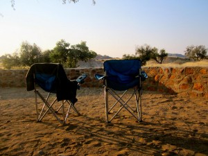 camping in botswana africa
