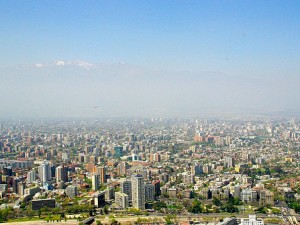 overlooking santiago, Chile