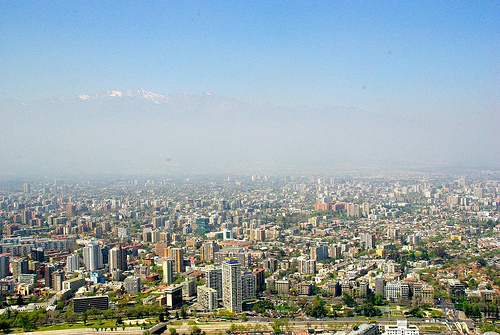 overlooking santiago, Chile