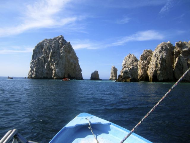 Lands end and lovers beach in cabo, mexico