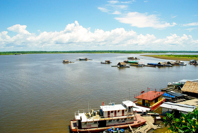 Amazon river in peru