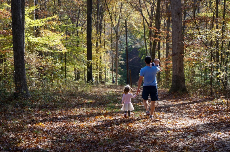 hiking with a toddler